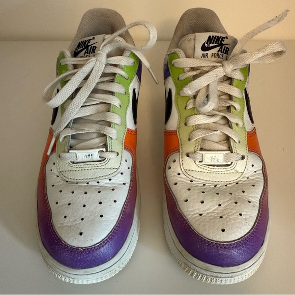 Women's Nike Air Force 1 Low Bright Multi-Color Gradient Shoes Sneakers Size 7.5 - Picture 2 of 16